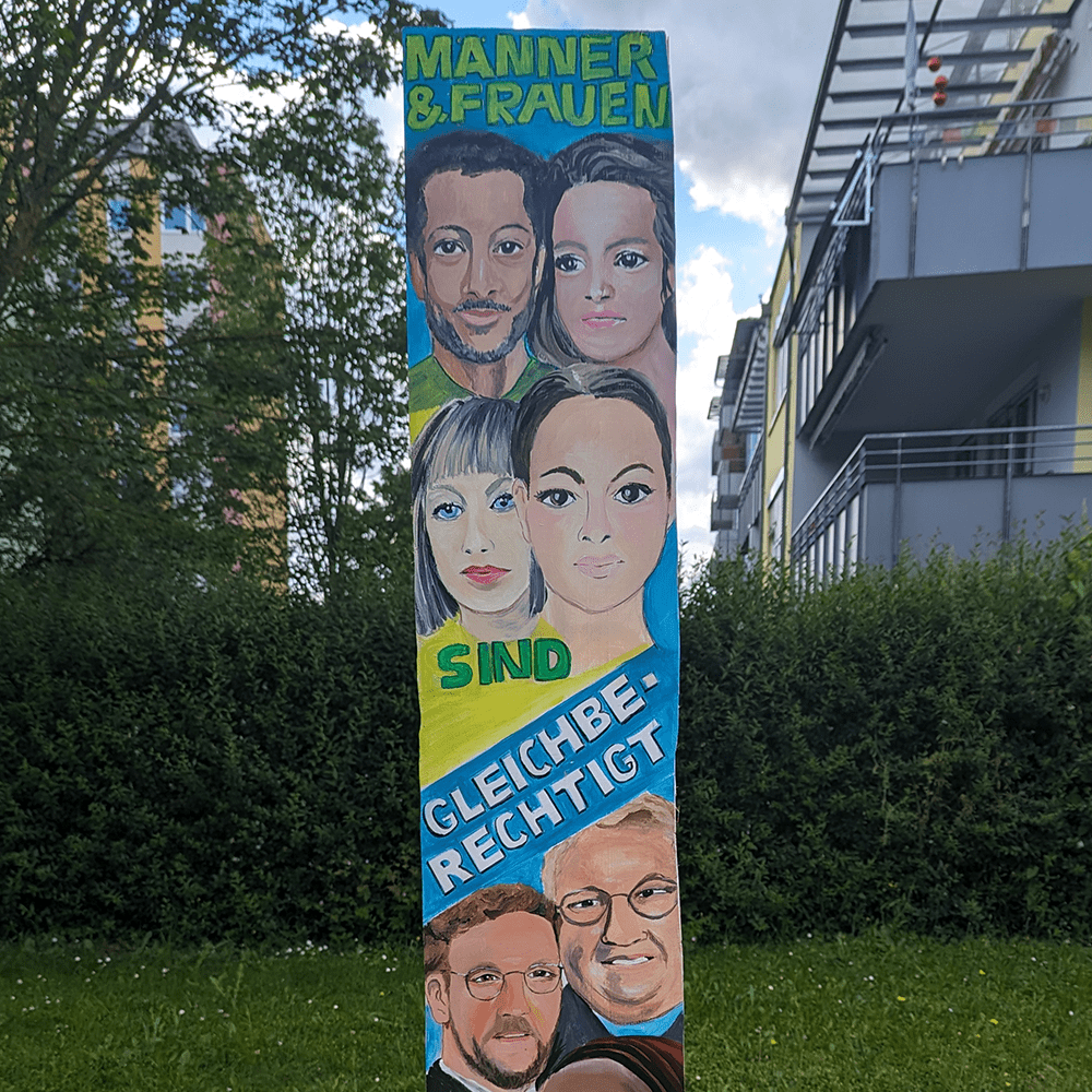 Männer und Frauen sind gleichberechtigt 