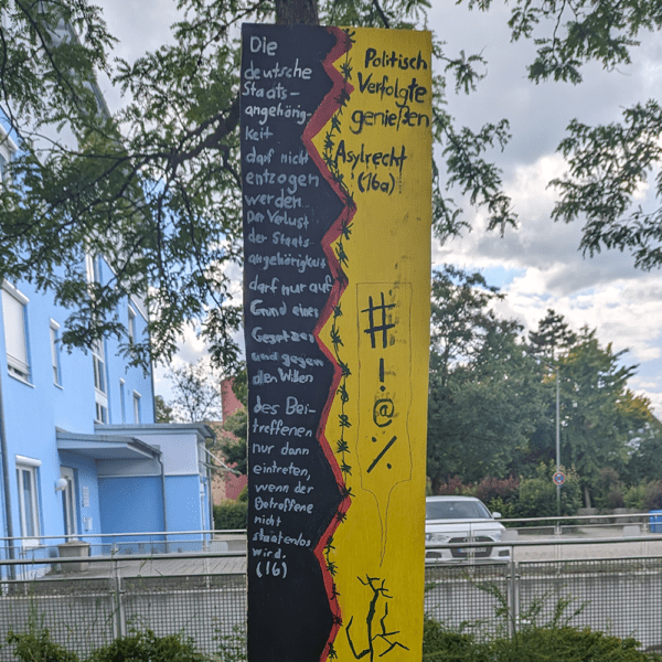 Politisch Verfolgte genießen Asylrecht (16a)