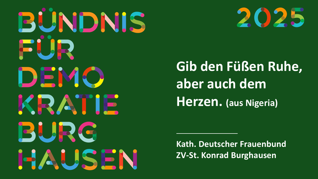 Gib den Füßen Ruhe, aber auch dem Herzen. Gib den Füßen Ruhe, aber auch dem Herzen