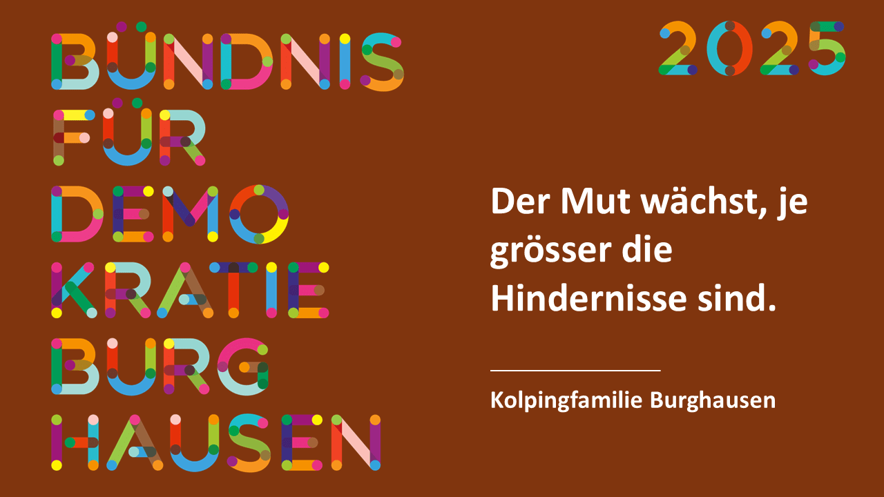 Der Mut wächst, je größer die Hindernisse sind. Der Mut wächst, je größer die Hindernisse sind
