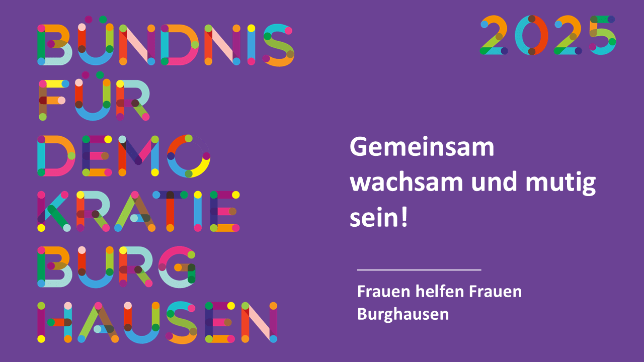 Gemeinsam wachsam und mutig sein!