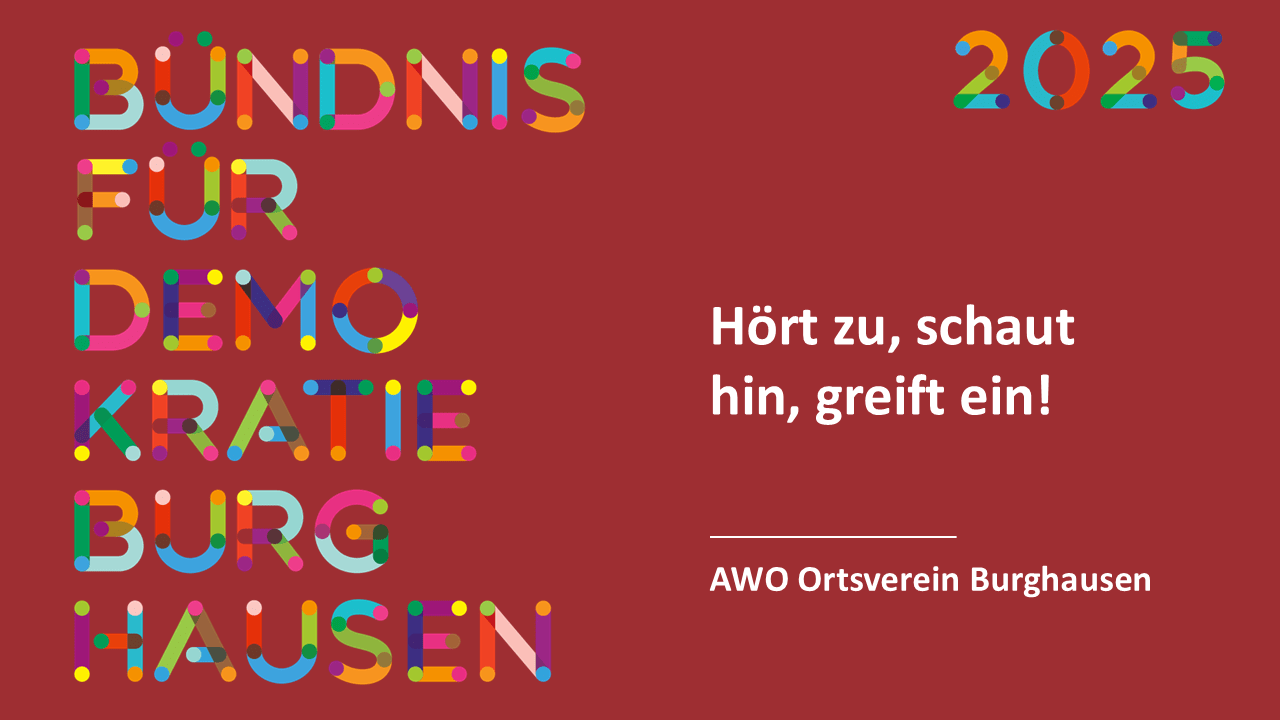 Hört auf, schaut hin, greift ein!