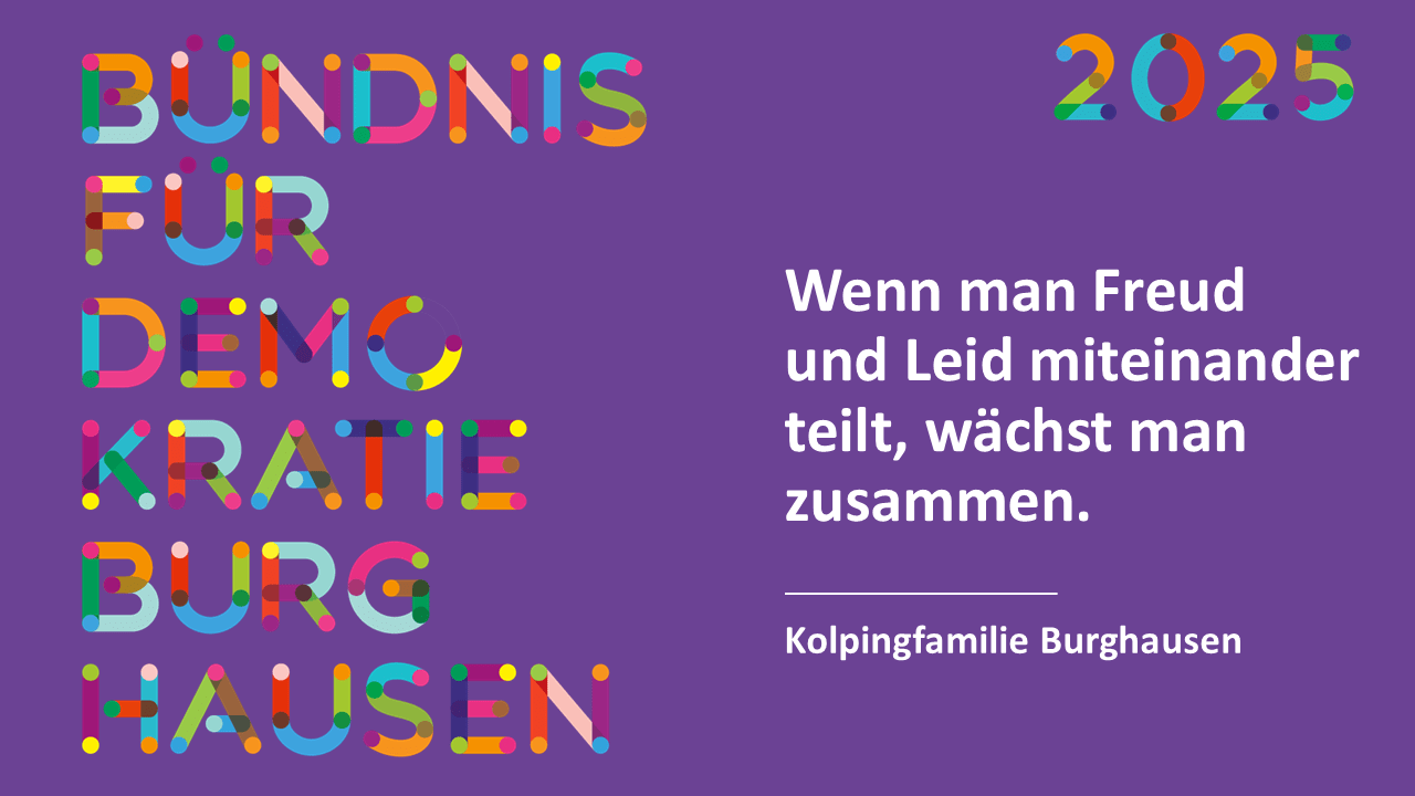 Wenn man Freud und Leid miteinander teilt, wächst man zusammen. Wenn man Freud und Leid miteinander teilt, wächst man zusammen
