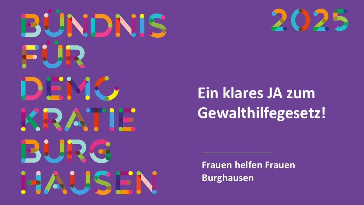 Ein klares JA zum Gewalthilfegesetz!